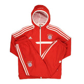 Adidas Bayern München Tracksuit in Rot Weiß Größe M